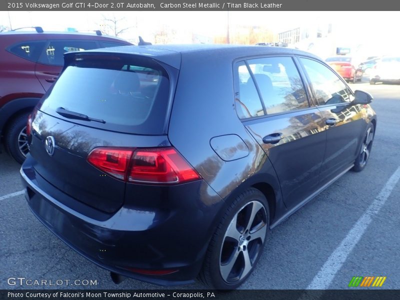 Carbon Steel Metallic / Titan Black Leather 2015 Volkswagen Golf GTI 4-Door 2.0T Autobahn