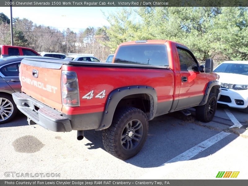 Victory Red / Dark Charcoal 2006 Chevrolet Silverado 1500 Work Truck Regular Cab 4x4