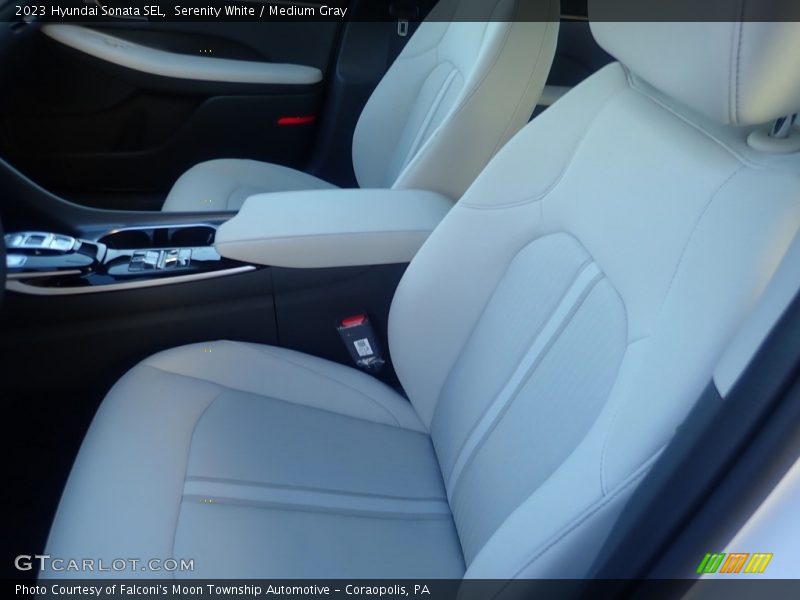 Serenity White / Medium Gray 2023 Hyundai Sonata SEL