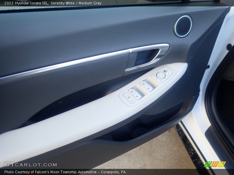 Serenity White / Medium Gray 2023 Hyundai Sonata SEL