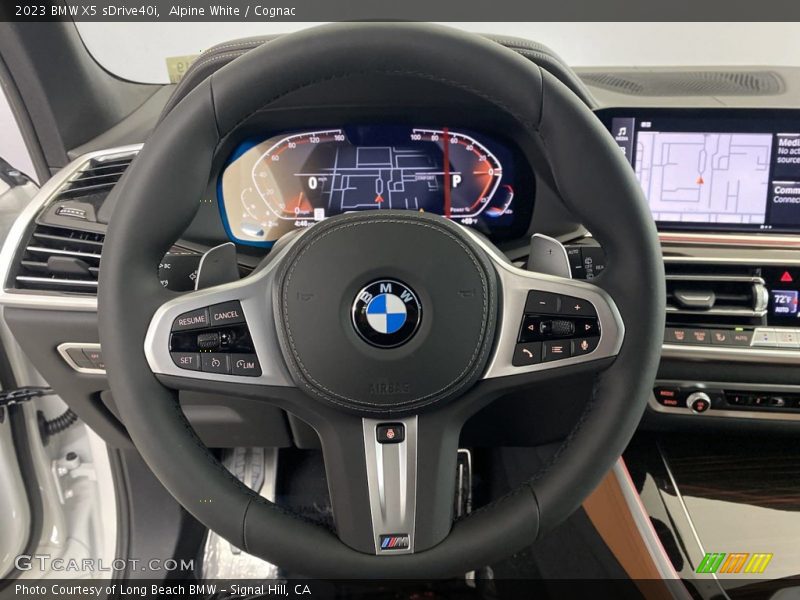 Alpine White / Cognac 2023 BMW X5 sDrive40i