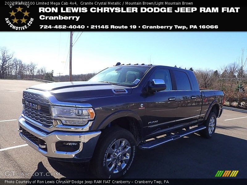 Granite Crystal Metallic / Mountain Brown/Light Mountain Brown 2022 Ram 2500 Limited Mega Cab 4x4