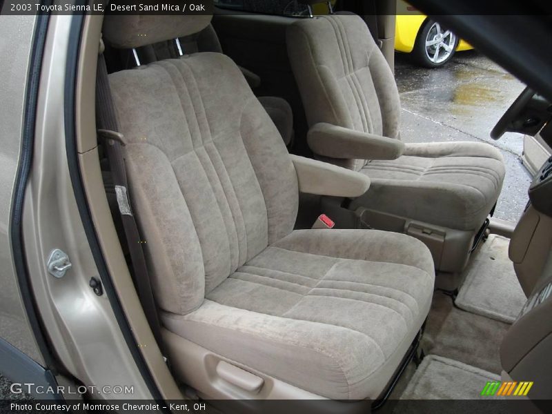 Desert Sand Mica / Oak 2003 Toyota Sienna LE
