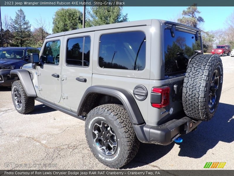 Sting-Gray / Black 2023 Jeep Wrangler Unlimited Rubicon 4XE Hybrid
