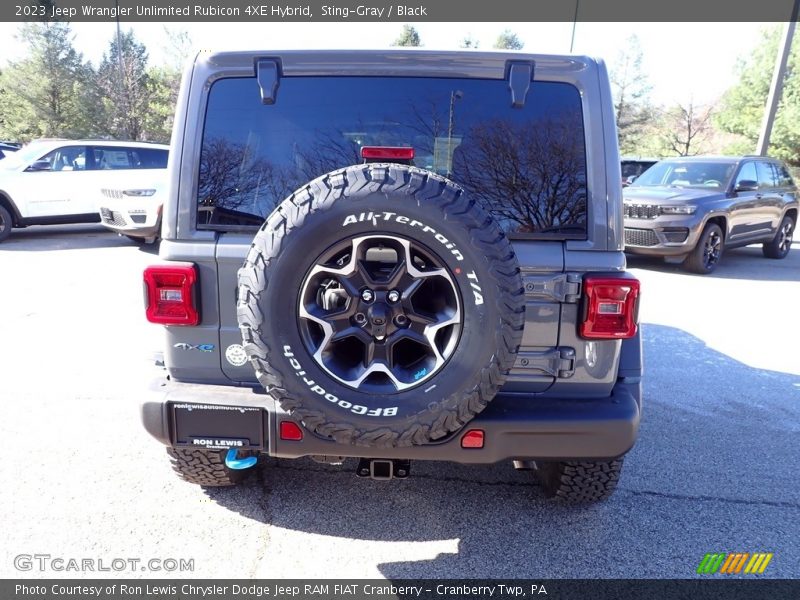 Sting-Gray / Black 2023 Jeep Wrangler Unlimited Rubicon 4XE Hybrid