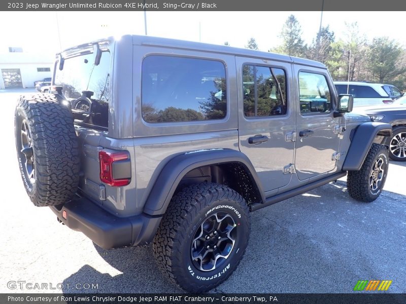 Sting-Gray / Black 2023 Jeep Wrangler Unlimited Rubicon 4XE Hybrid