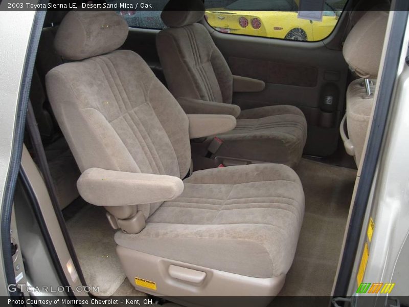 Desert Sand Mica / Oak 2003 Toyota Sienna LE