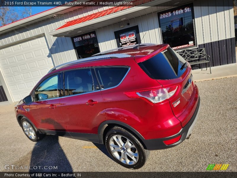 Ruby Red Metallic / Medium Light Stone 2016 Ford Escape Titanium 4WD