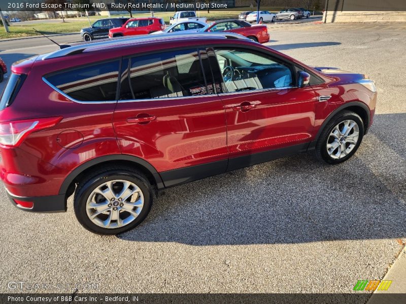 Ruby Red Metallic / Medium Light Stone 2016 Ford Escape Titanium 4WD