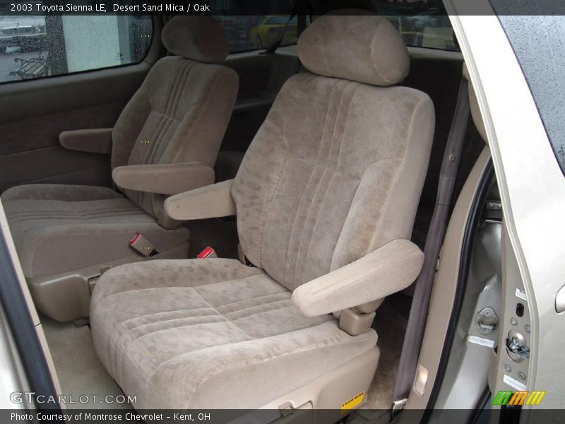 Desert Sand Mica / Oak 2003 Toyota Sienna LE
