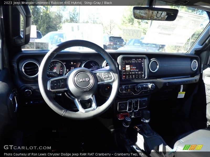 Sting-Gray / Black 2023 Jeep Wrangler Unlimited Rubicon 4XE Hybrid