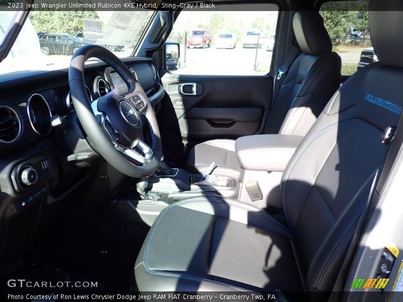 Sting-Gray / Black 2023 Jeep Wrangler Unlimited Rubicon 4XE Hybrid