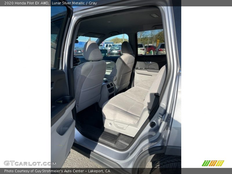 Lunar Silver Metallic / Gray 2020 Honda Pilot EX AWD