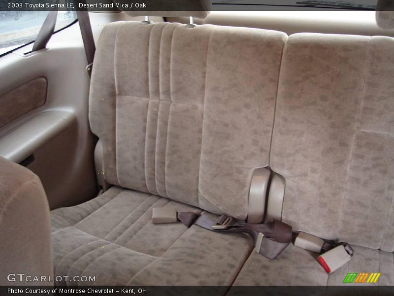 Desert Sand Mica / Oak 2003 Toyota Sienna LE
