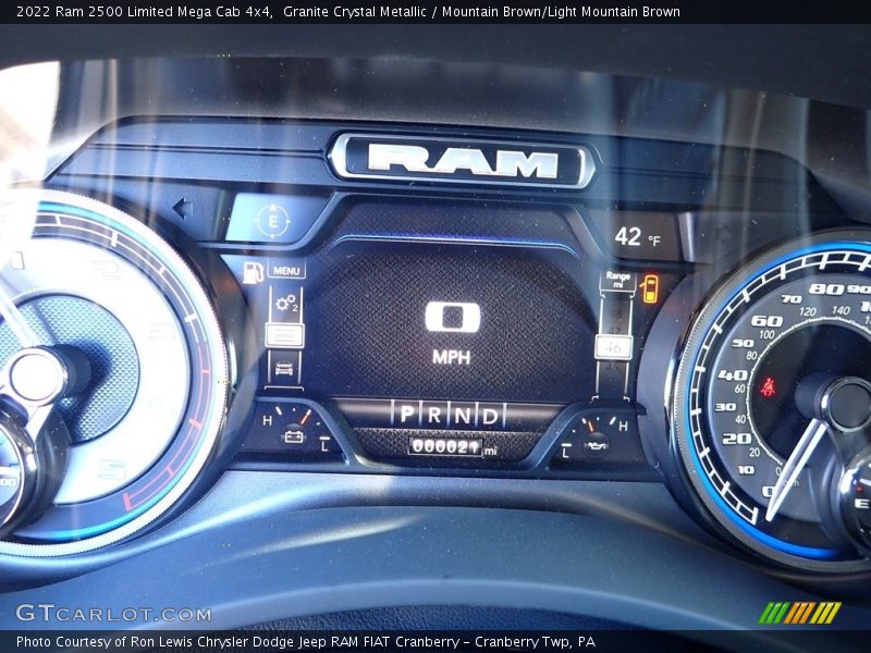 Granite Crystal Metallic / Mountain Brown/Light Mountain Brown 2022 Ram 2500 Limited Mega Cab 4x4