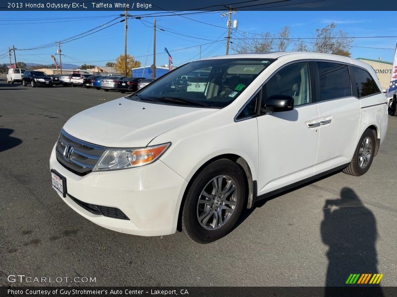 Taffeta White / Beige 2013 Honda Odyssey EX-L