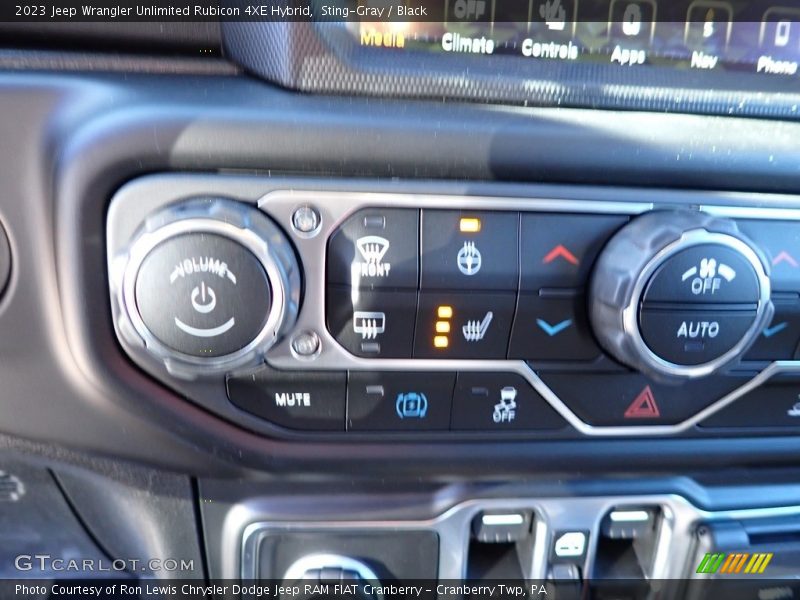 Sting-Gray / Black 2023 Jeep Wrangler Unlimited Rubicon 4XE Hybrid
