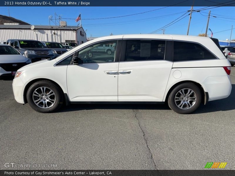 Taffeta White / Beige 2013 Honda Odyssey EX-L