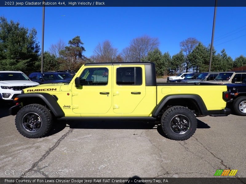 High Velocity / Black 2023 Jeep Gladiator Rubicon 4x4