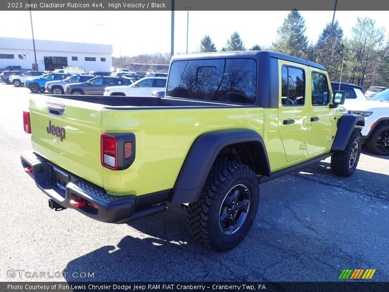 High Velocity / Black 2023 Jeep Gladiator Rubicon 4x4