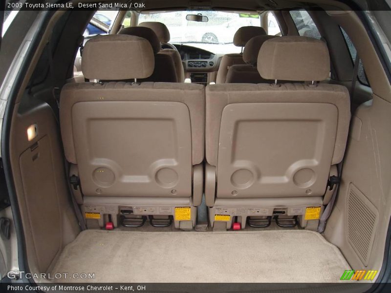 Desert Sand Mica / Oak 2003 Toyota Sienna LE