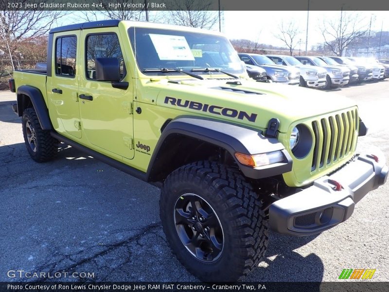 High Velocity / Black 2023 Jeep Gladiator Rubicon 4x4