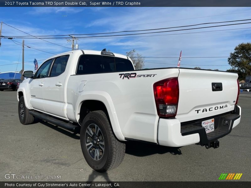 Super White / TRD Graphite 2017 Toyota Tacoma TRD Sport Double Cab