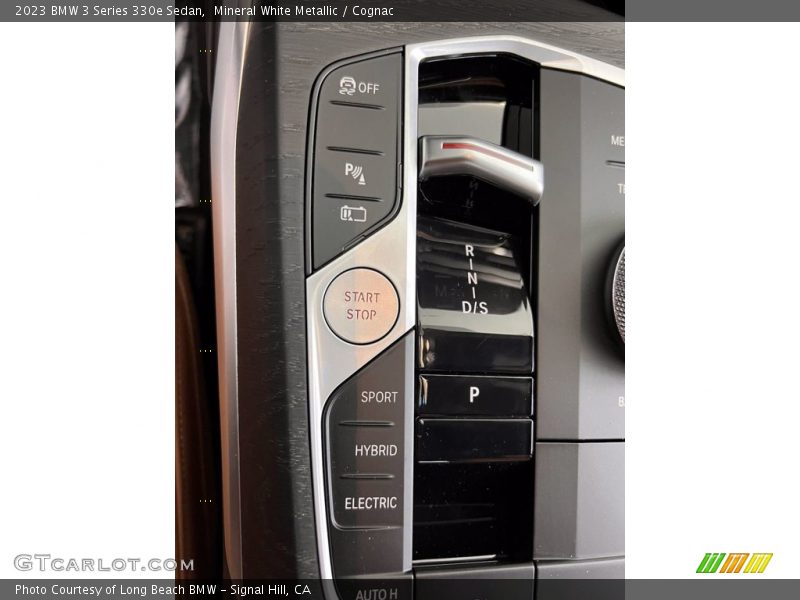 Mineral White Metallic / Cognac 2023 BMW 3 Series 330e Sedan