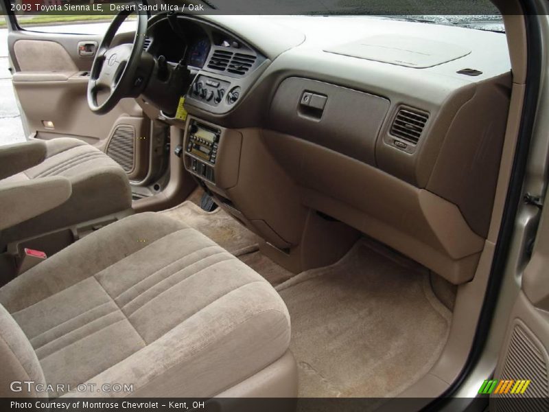 Desert Sand Mica / Oak 2003 Toyota Sienna LE