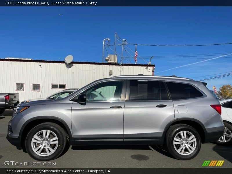  2018 Pilot LX AWD Lunar Silver Metallic
