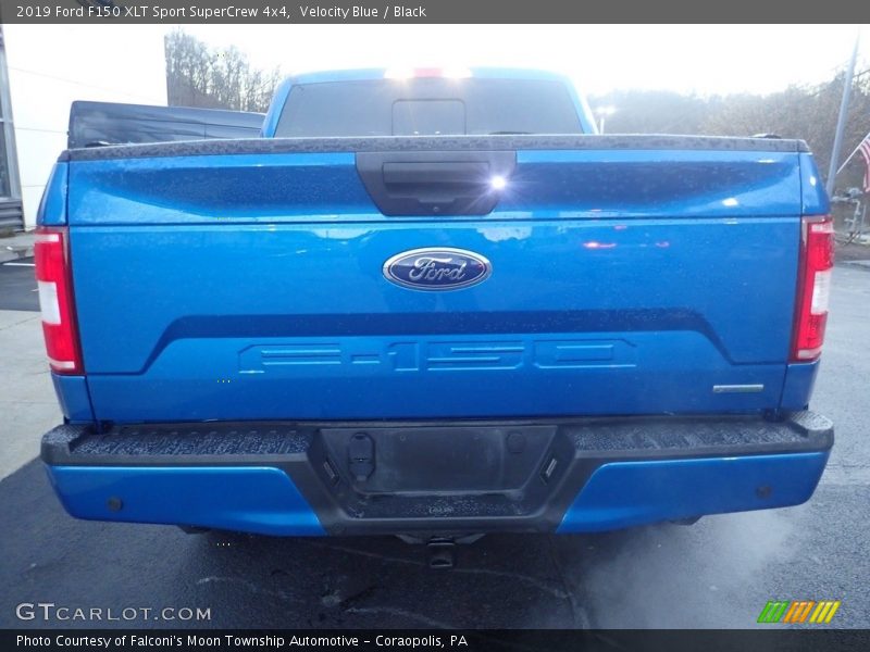 Velocity Blue / Black 2019 Ford F150 XLT Sport SuperCrew 4x4