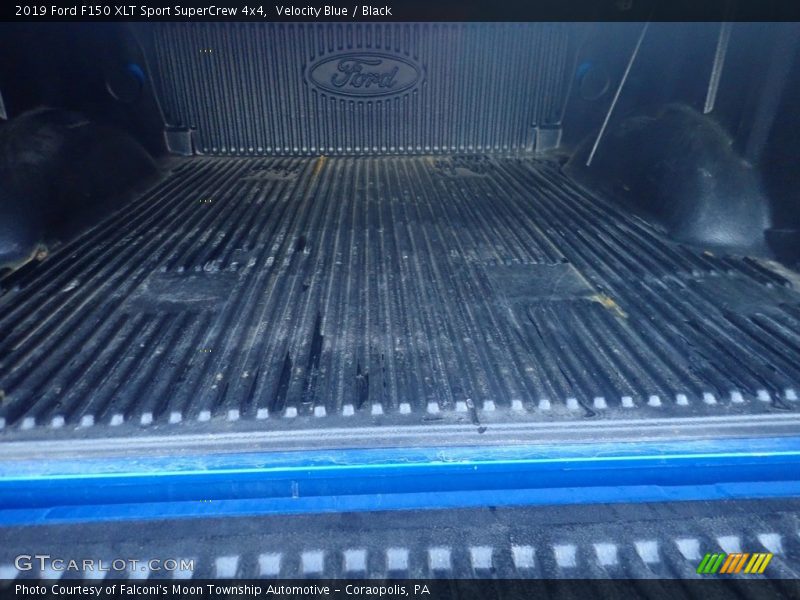 Velocity Blue / Black 2019 Ford F150 XLT Sport SuperCrew 4x4