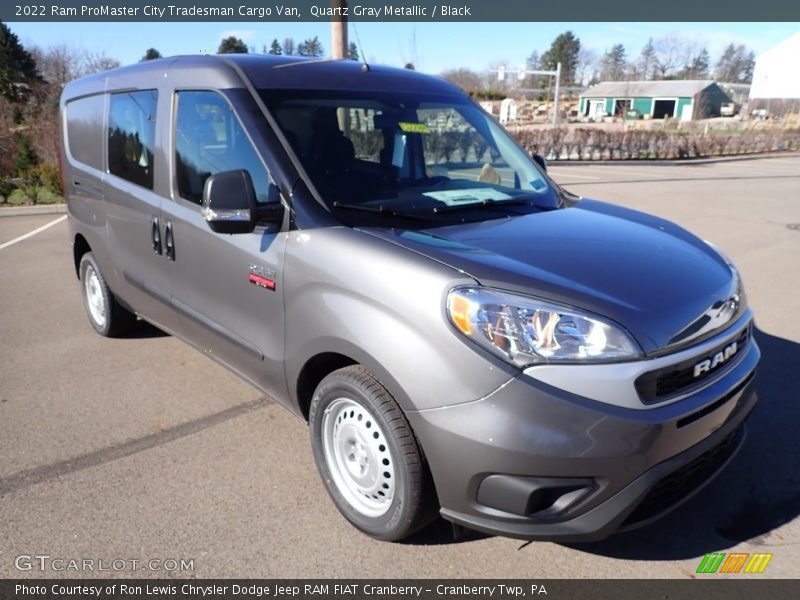 Quartz Gray Metallic / Black 2022 Ram ProMaster City Tradesman Cargo Van