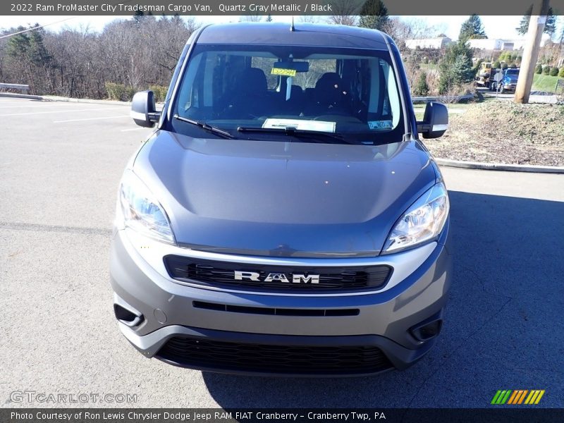 Quartz Gray Metallic / Black 2022 Ram ProMaster City Tradesman Cargo Van