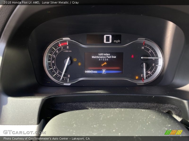  2018 Pilot LX AWD LX AWD Gauges