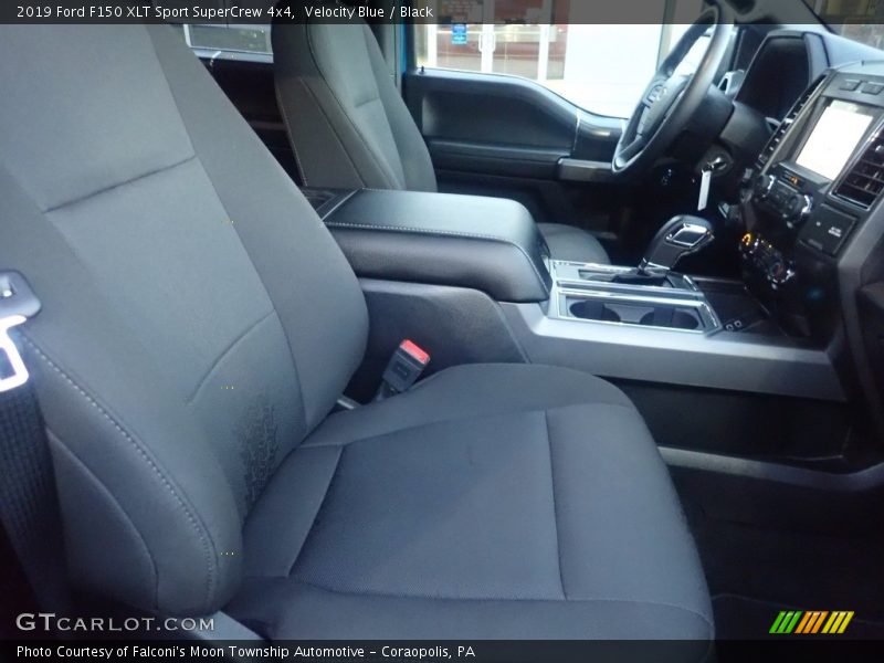 Velocity Blue / Black 2019 Ford F150 XLT Sport SuperCrew 4x4