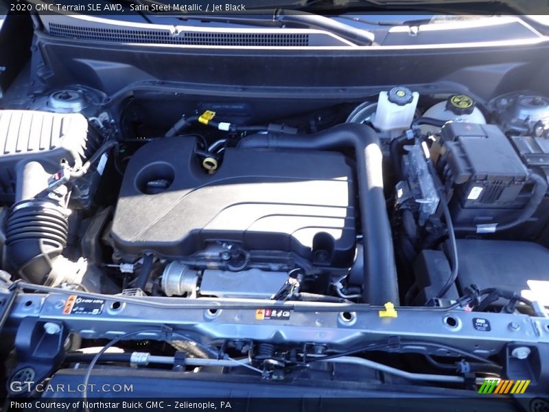 Satin Steel Metallic / Jet Black 2020 GMC Terrain SLE AWD