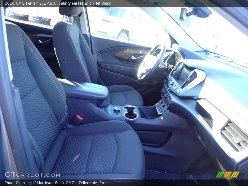Satin Steel Metallic / Jet Black 2020 GMC Terrain SLE AWD