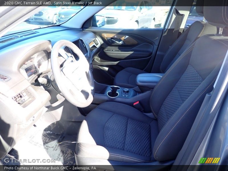 Satin Steel Metallic / Jet Black 2020 GMC Terrain SLE AWD