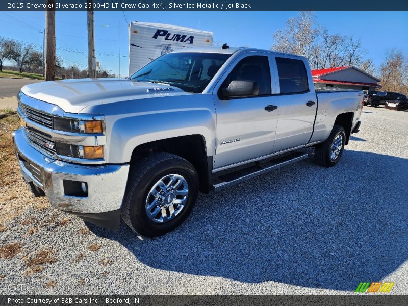Silver Ice Metallic / Jet Black 2015 Chevrolet Silverado 2500HD LT Crew Cab 4x4