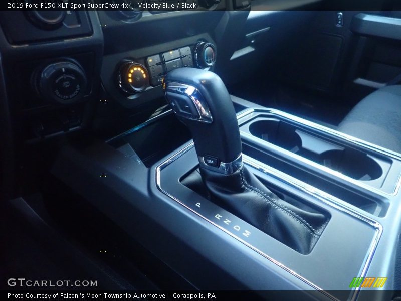 Velocity Blue / Black 2019 Ford F150 XLT Sport SuperCrew 4x4