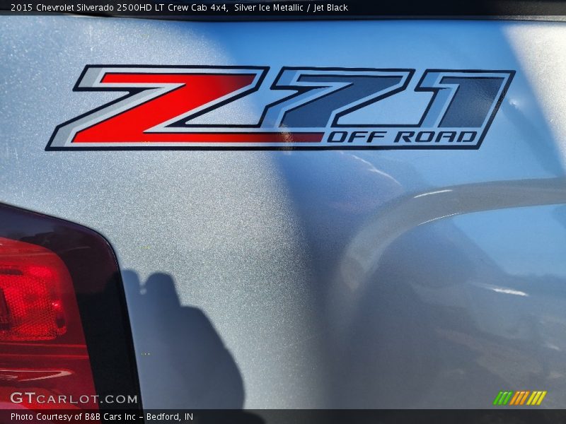 Silver Ice Metallic / Jet Black 2015 Chevrolet Silverado 2500HD LT Crew Cab 4x4