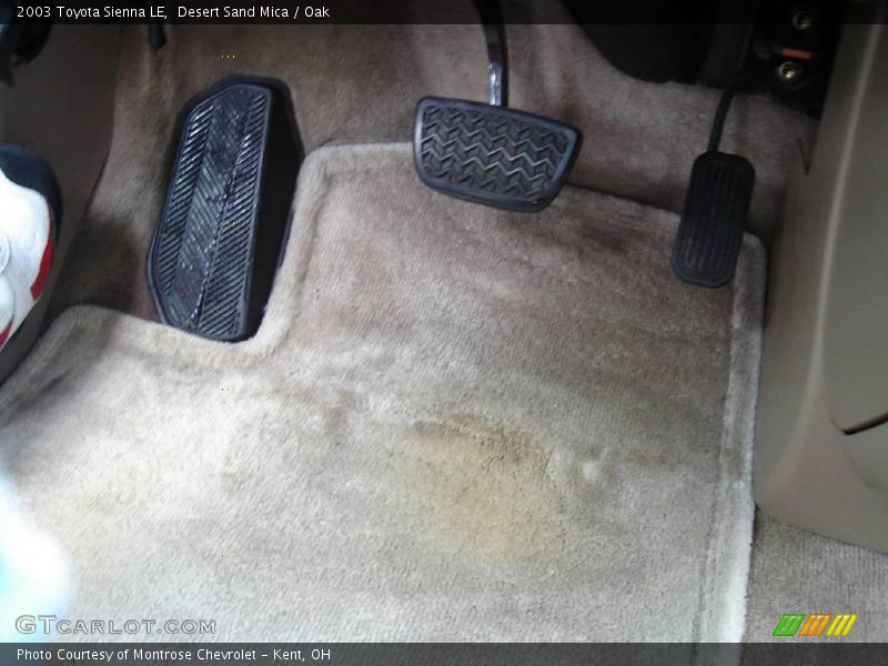 Desert Sand Mica / Oak 2003 Toyota Sienna LE