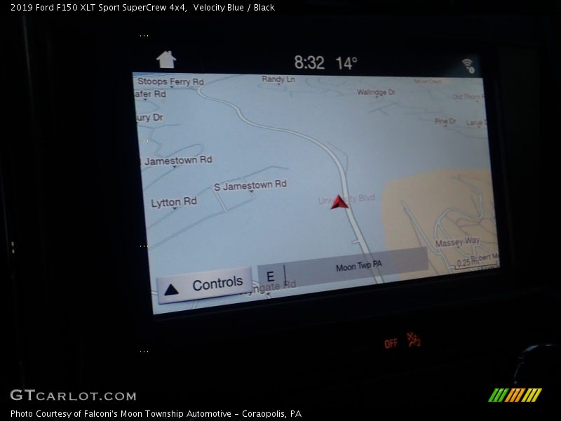 Velocity Blue / Black 2019 Ford F150 XLT Sport SuperCrew 4x4