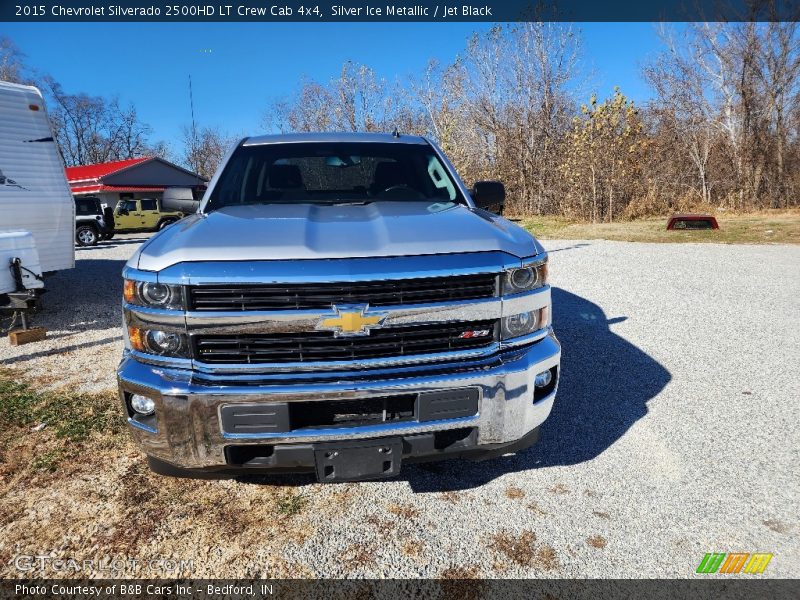 Silver Ice Metallic / Jet Black 2015 Chevrolet Silverado 2500HD LT Crew Cab 4x4