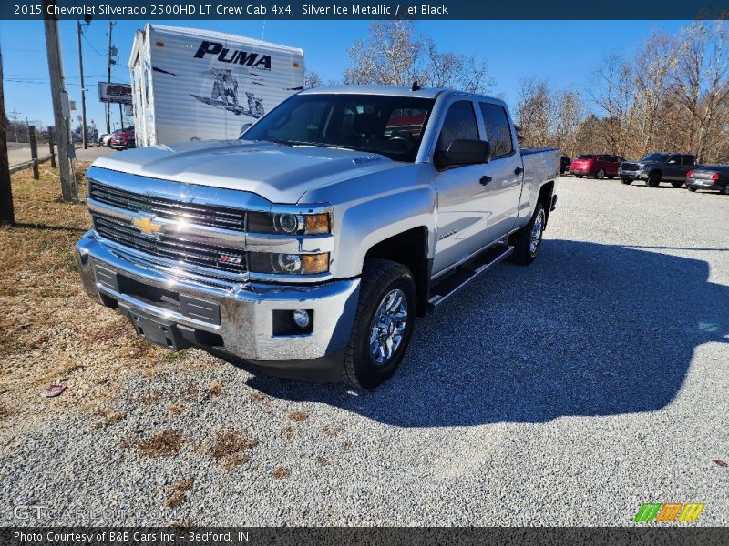 Silver Ice Metallic / Jet Black 2015 Chevrolet Silverado 2500HD LT Crew Cab 4x4