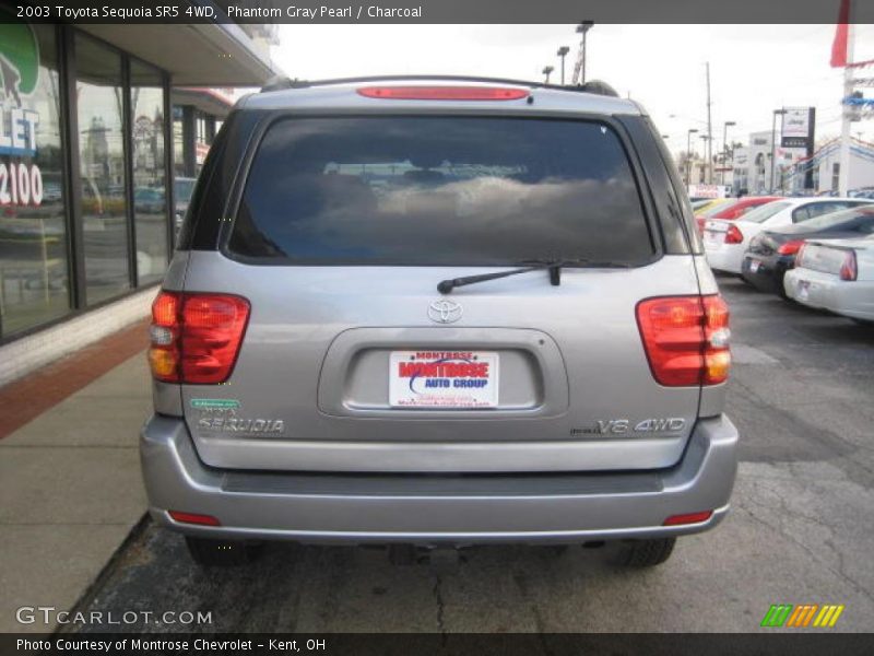 Phantom Gray Pearl / Charcoal 2003 Toyota Sequoia SR5 4WD