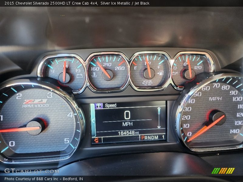 Silver Ice Metallic / Jet Black 2015 Chevrolet Silverado 2500HD LT Crew Cab 4x4
