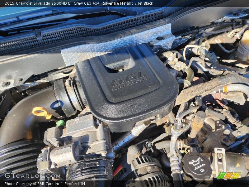 Silver Ice Metallic / Jet Black 2015 Chevrolet Silverado 2500HD LT Crew Cab 4x4