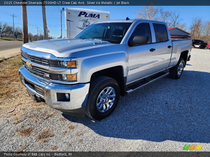 Silver Ice Metallic / Jet Black 2015 Chevrolet Silverado 2500HD LT Crew Cab 4x4
